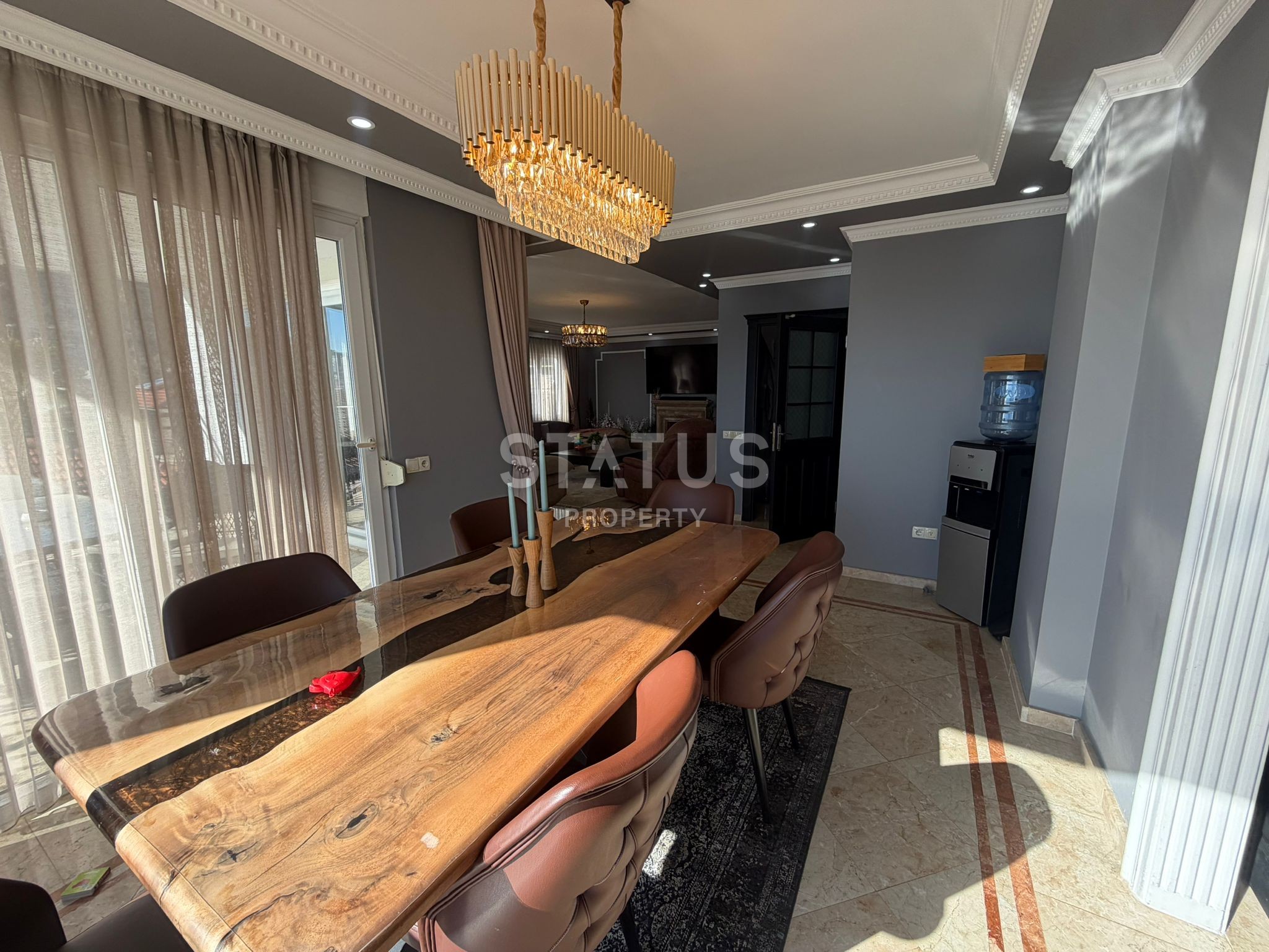 Вилла 5+1 с панорамным видом на море в Бекташ, 1125 м2 фото 22