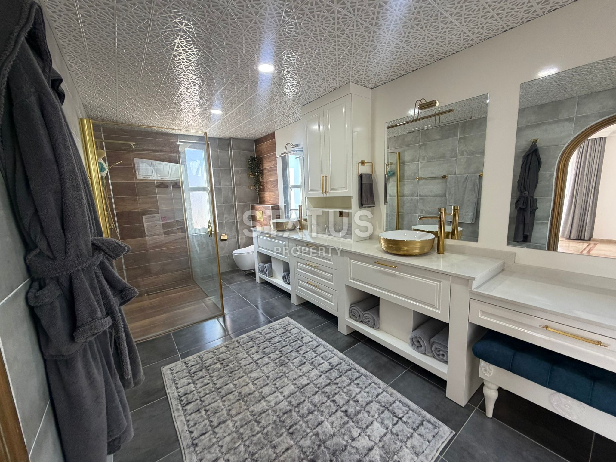 Вилла 5+1 с панорамным видом на море в Бекташ, 1125 м2 фото 34