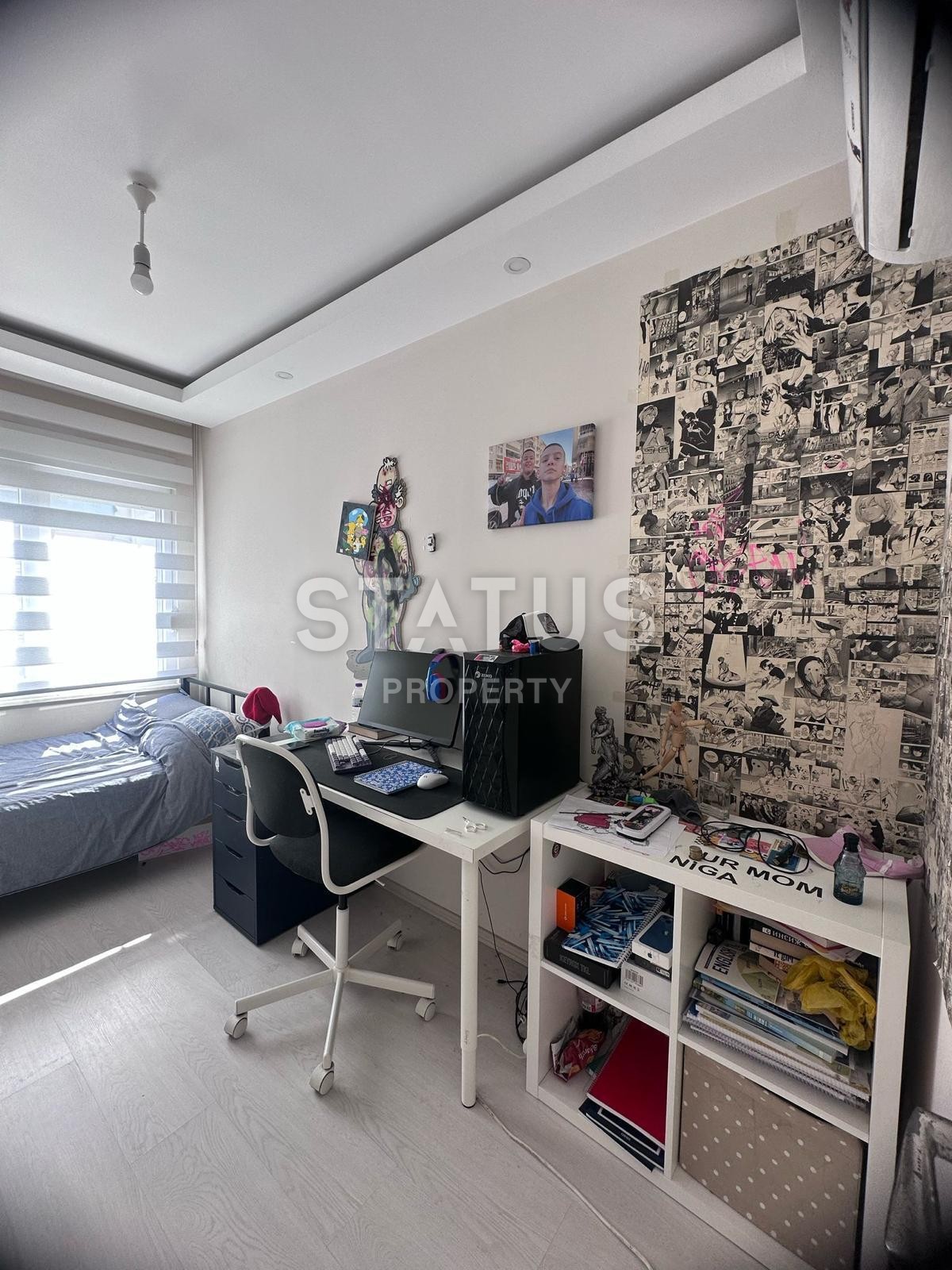 Просторная квартира 3+1 в центре Аланьи! Вид на море. 130 м2 фото 26