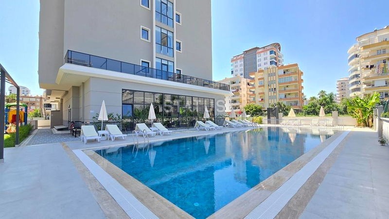 1+1 apartment for long-term rent in Mahmutlar, 50 m2 фото 2