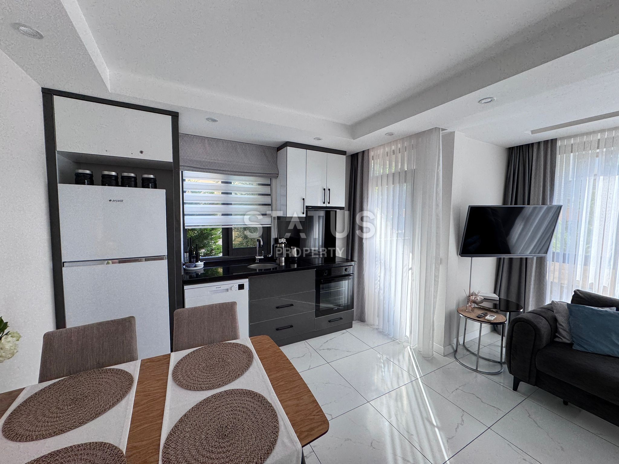 Urgent sale of a 1+1 apartment in the center of Alanya, 50 m2 фото 4