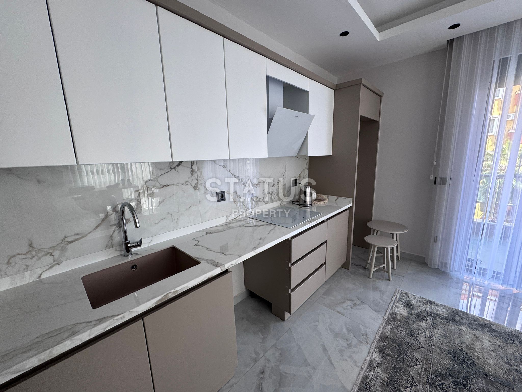 Квартира 2+1 с мебелью в центре Аланьи, 67 м2 фото 6