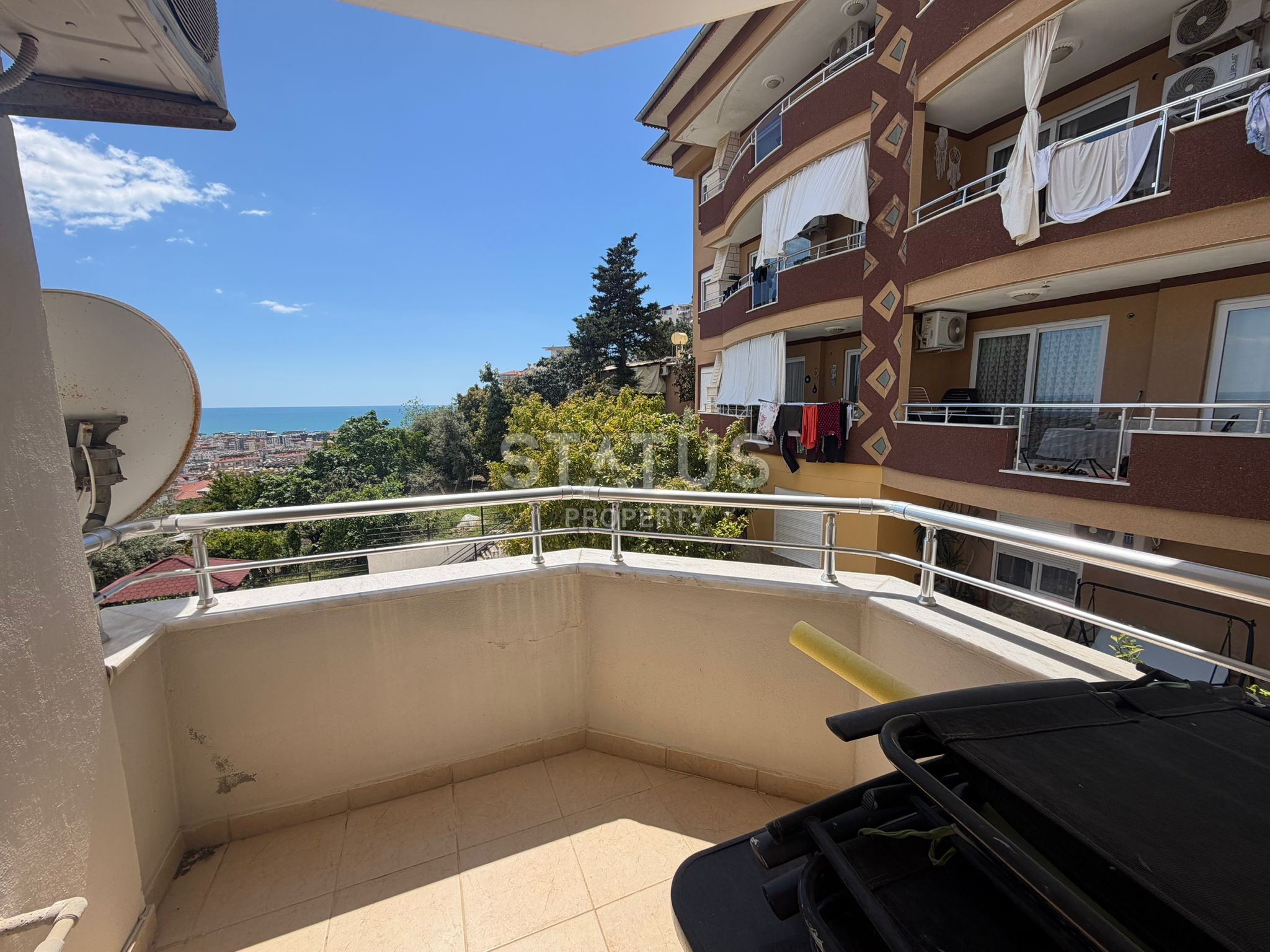 1+1 apartment with a sea view! Residence permit, 60 m2 фото 12