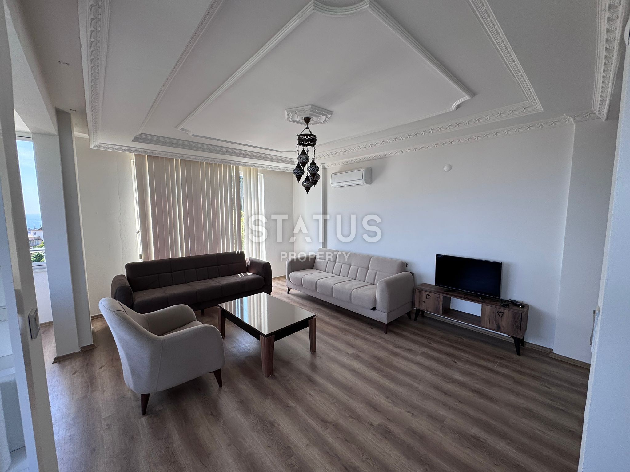 1+1 apartment with a sea view! Residence permit, 60 m2 фото 6