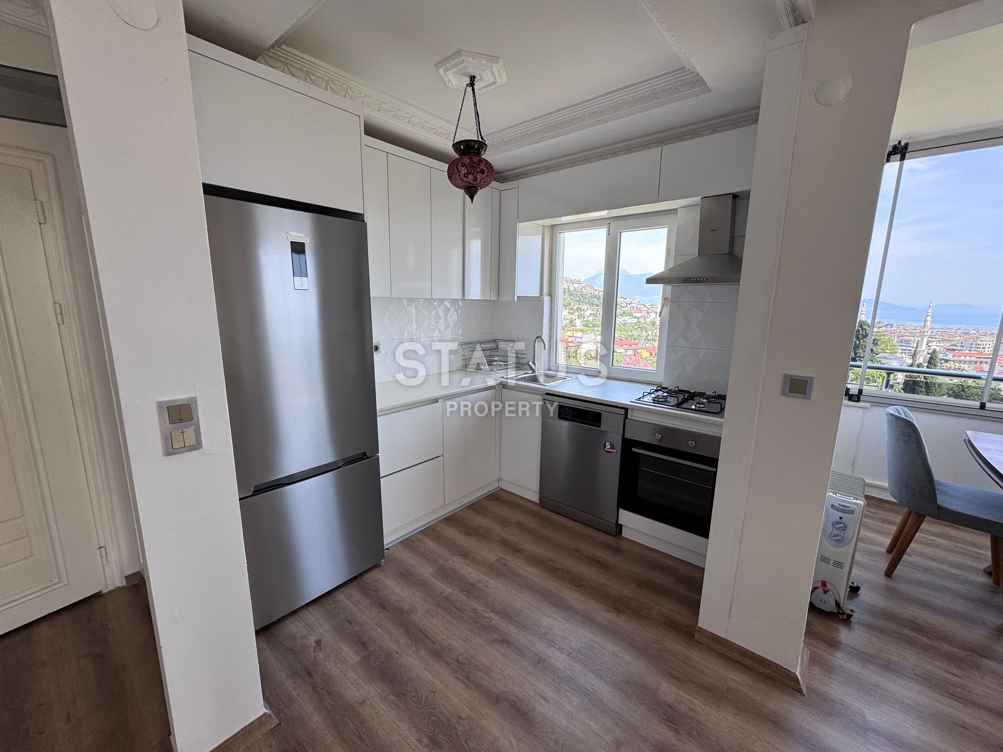 1+1 apartment with a sea view! Residence permit, 60 m2 фото 9