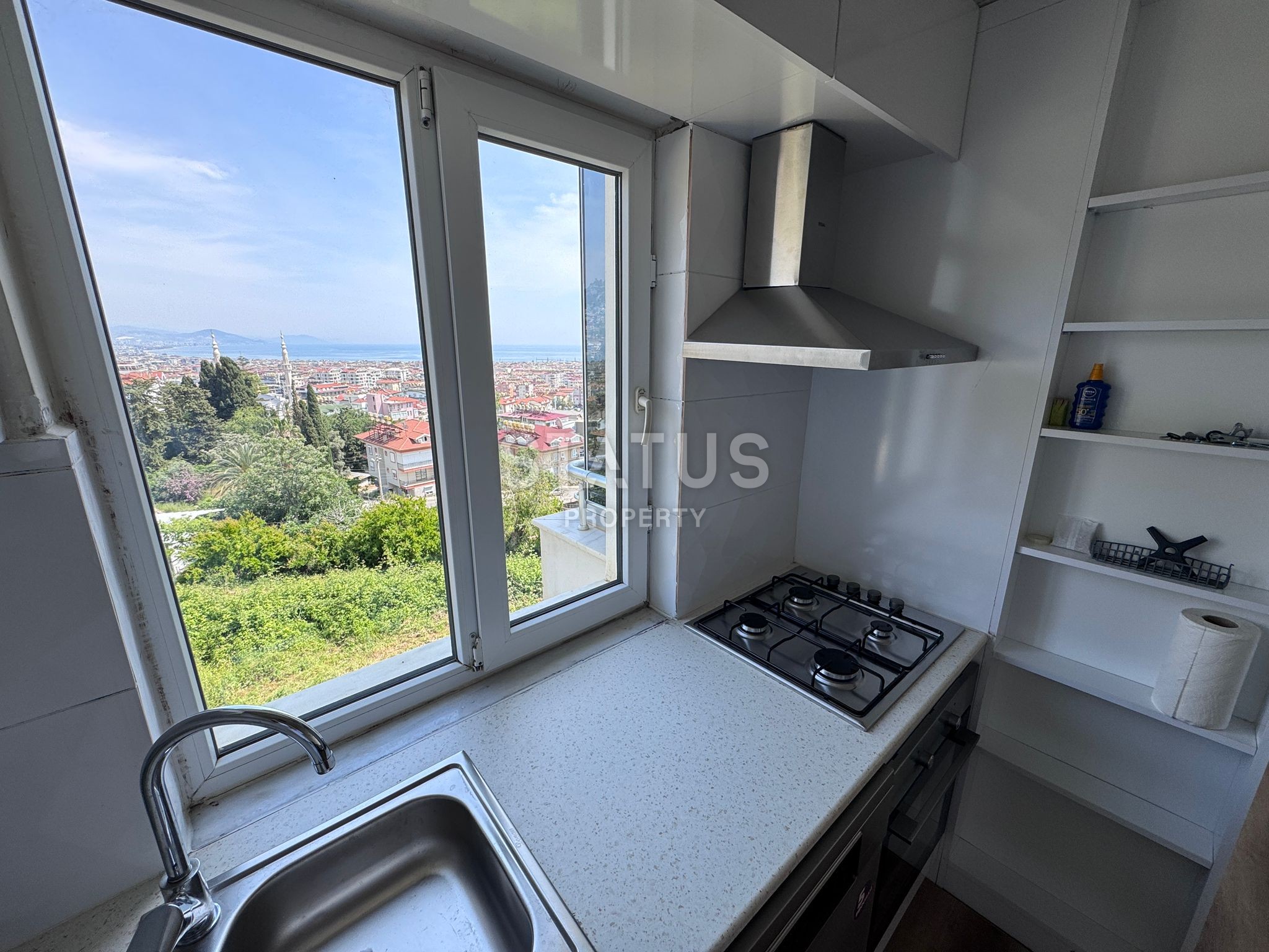 1+1 apartment with a sea view! Residence permit, 60 m2 фото 13