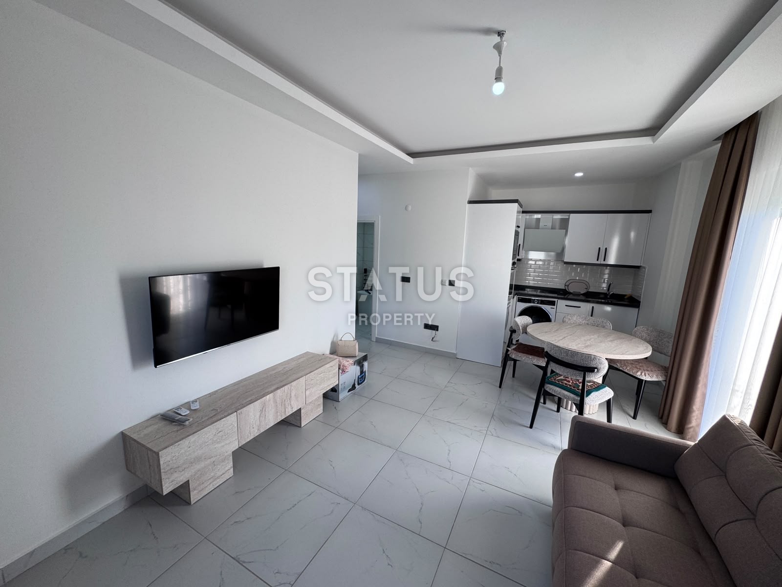 Новая квартира 1+1 с мебелью в Каргыджаке, 52 м2 фото 3