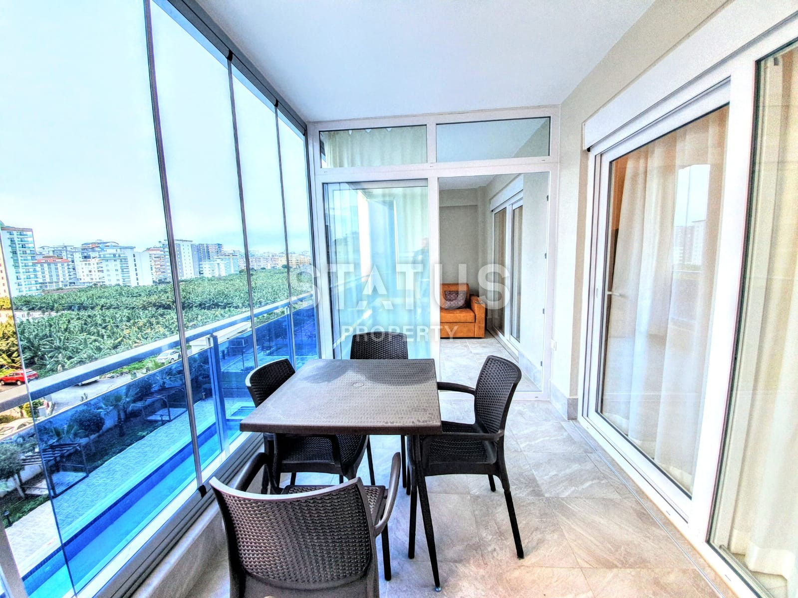 Двухкомнатная квартира с мебелью в комплексе с инфраструктурой! Махмутлар. 70 кв. м. фото 14