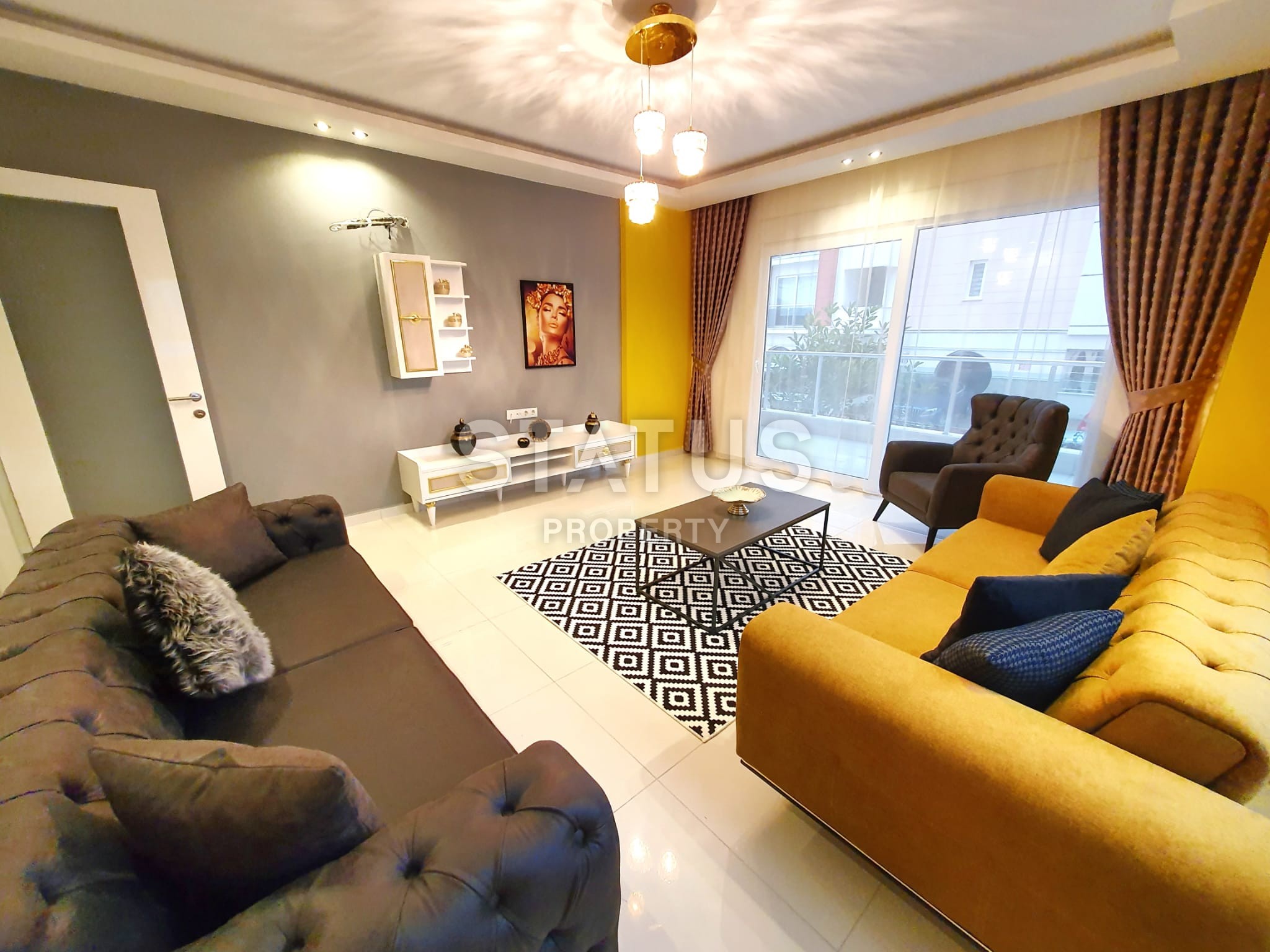 Отличная квартира 2+1 с отдельной кухней, новой мебелью и ремонтом в Махмутларе, 110 м2 фото 4