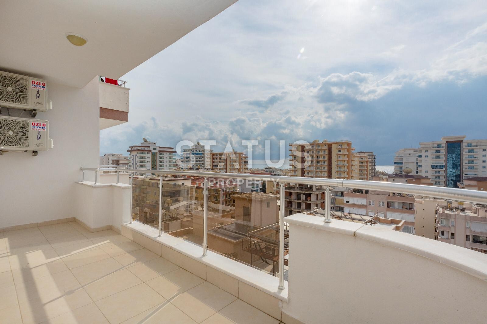 Отличная двухкомнатная квартира с видом на море в центре района Махмутлар фото 9