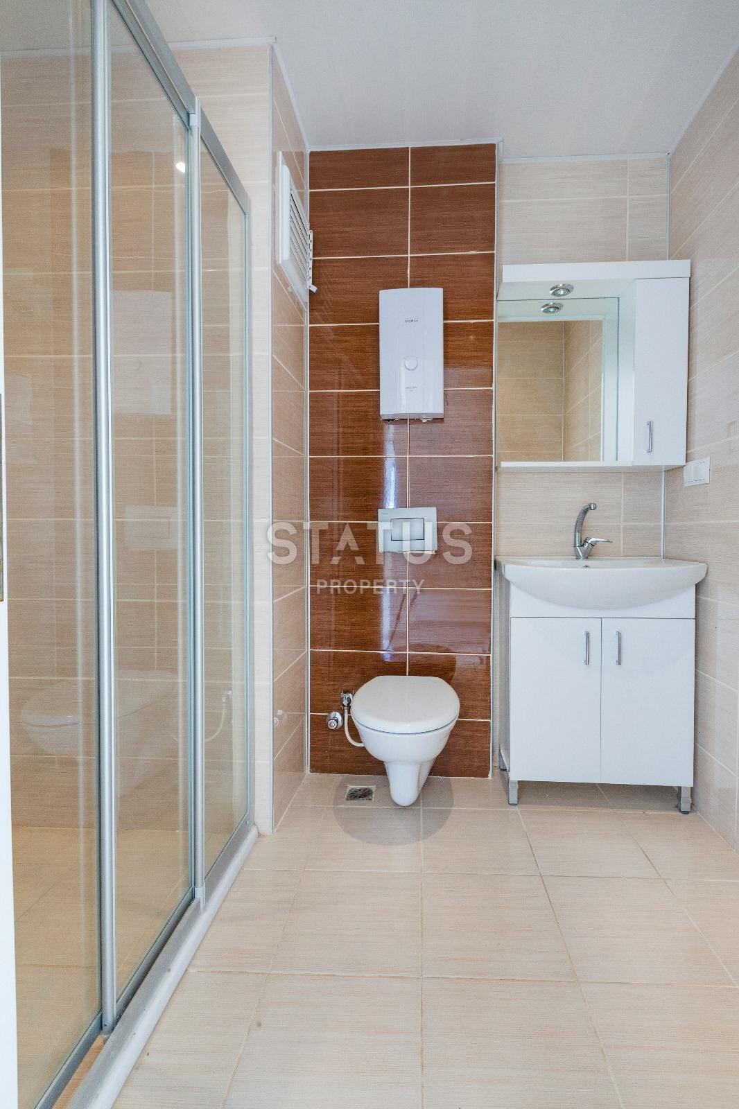 Отличная двухкомнатная квартира с видом на море в центре района Махмутлар фото 11