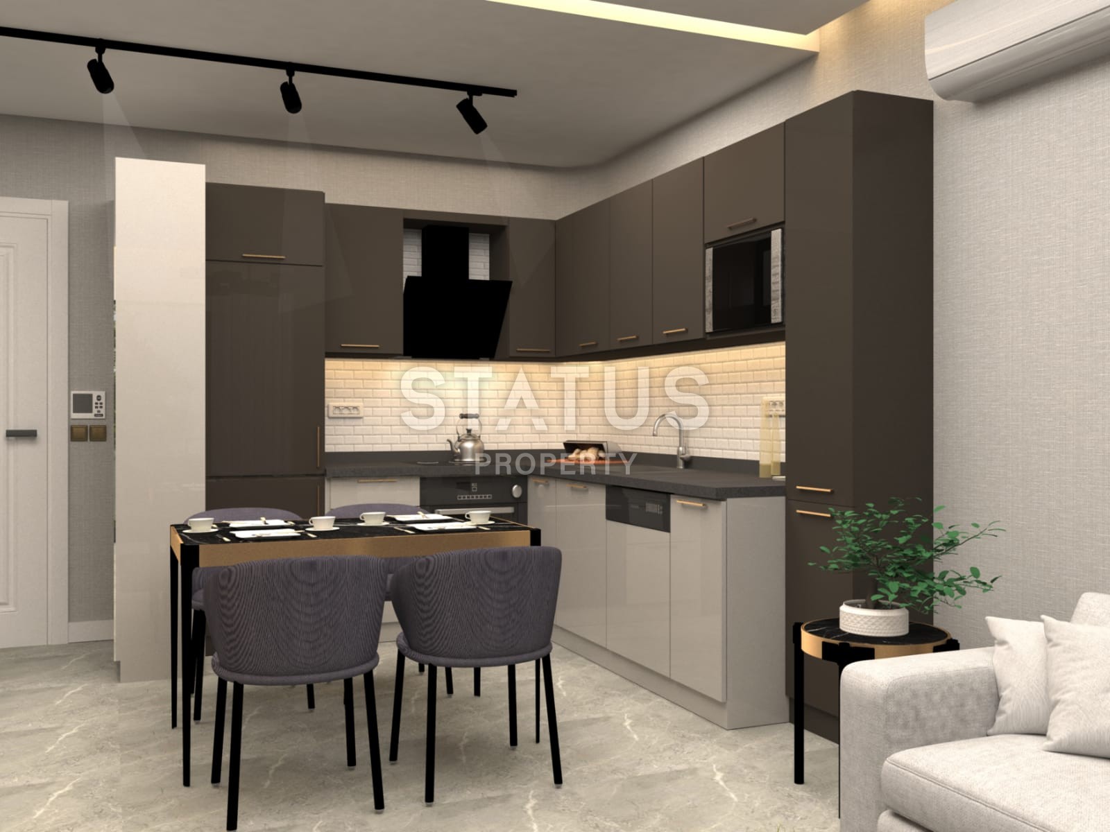 Ликвидное предложение! Инвестиционный проект в 150 метрах от побережья в центре Аланьи! 54-122 кв. м. фото 3