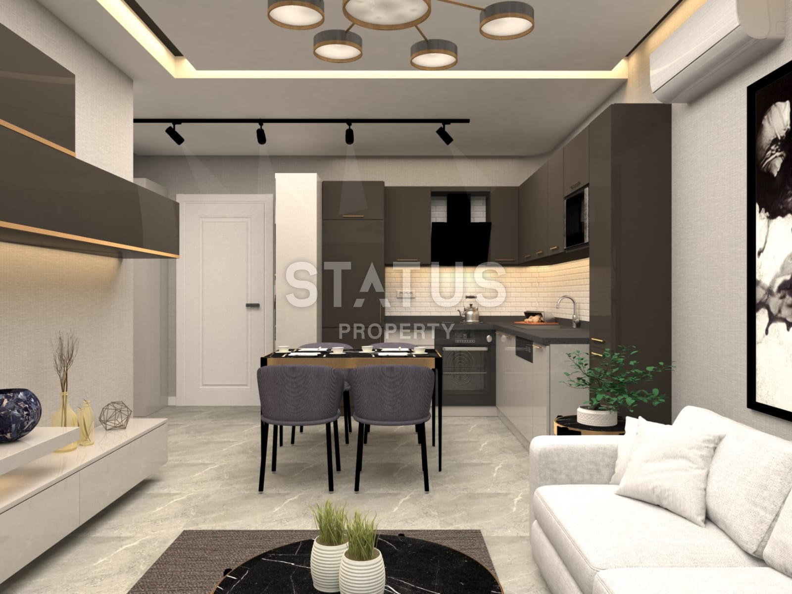 Ликвидное предложение! Инвестиционный проект в 150 метрах от побережья в центре Аланьи! 54-122 кв. м. фото 4