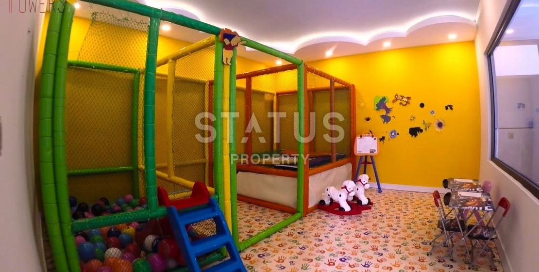 Трёхкомнатная квартира с видом на море на первой береговой линии в Махмутларе, 80 м2 фото 13