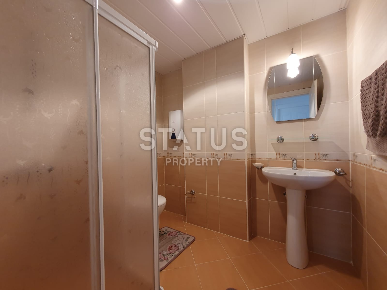 Квартира с видом на море, с мебелью в районе Махмутлар. 110 кв.м. фото 12