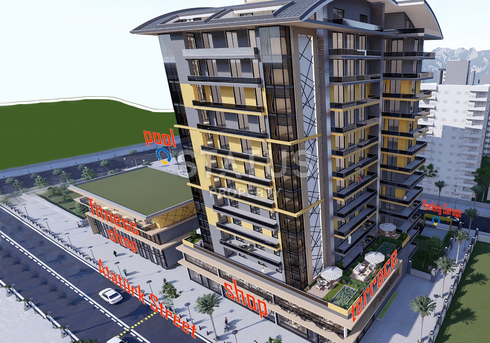 Новая трехкомнатная квартира в новом комплексе! Махмутлар, 105 кв. м. фото 22