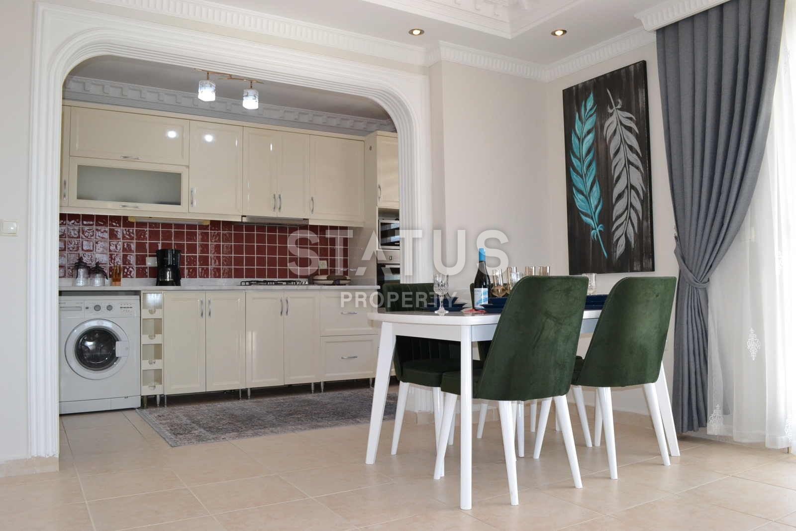 Шикарная квартира в Махмутларе с видом на море 130 кв.м. фото 22