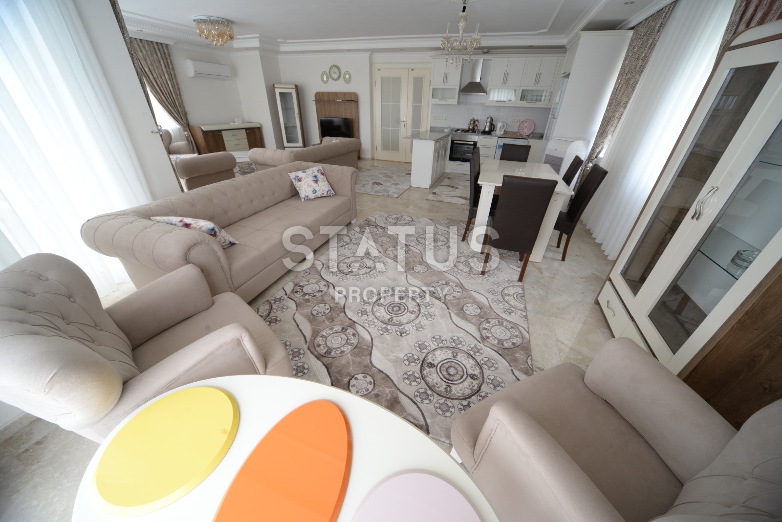 Вилла в Аланье с видом на достопримечательности города, море и горы! 400 м2 фото 11