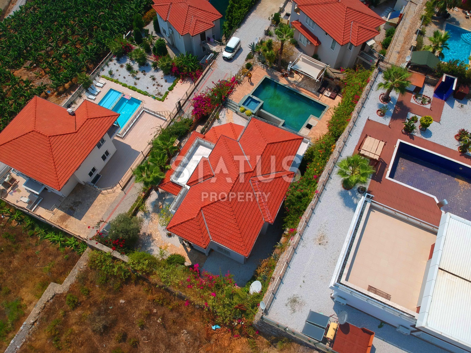 Villa 3+1 with a private pool in the Kargicak area, 600 m2 фото 27