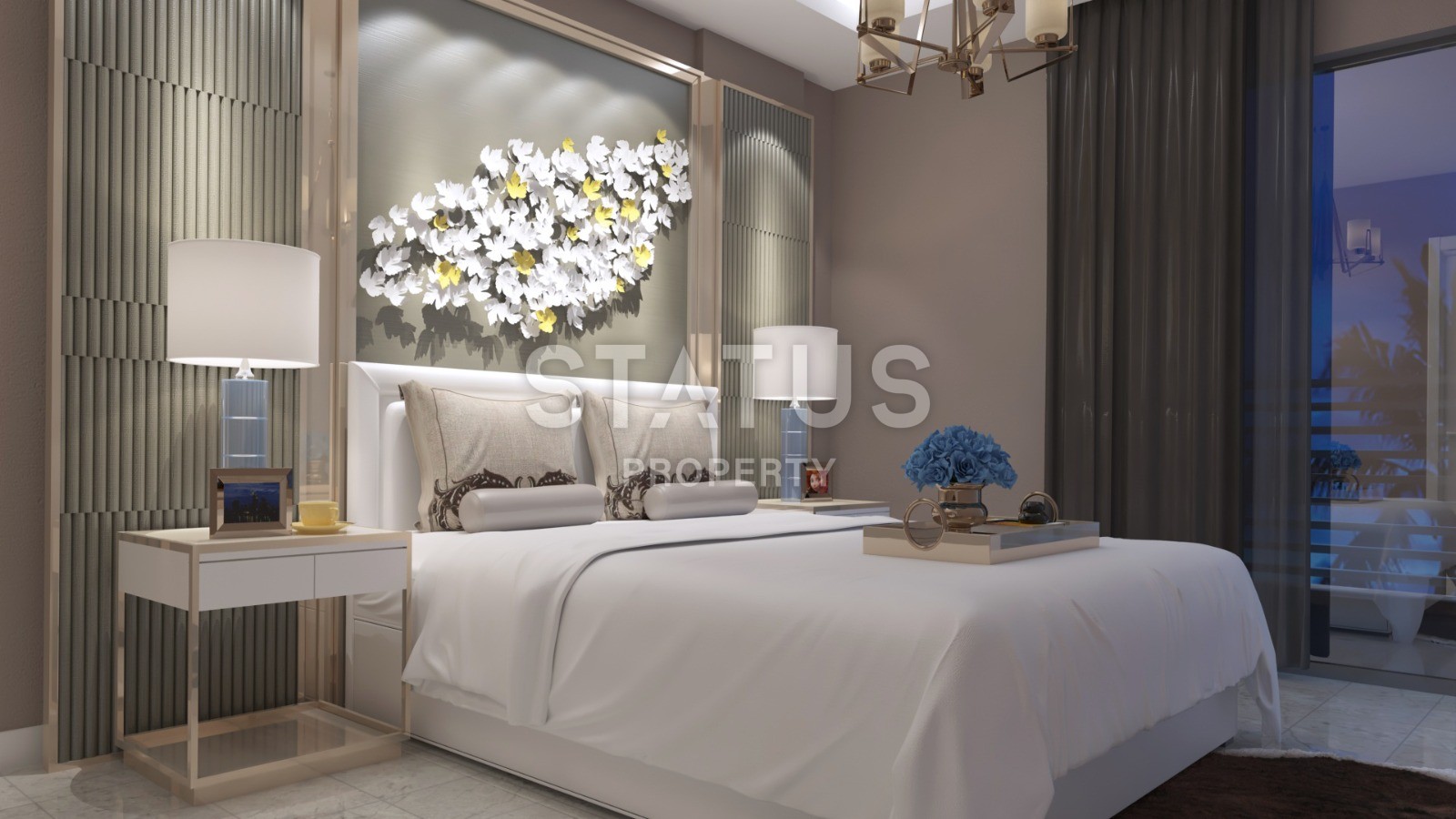 Новый инвестиционный проект в районе Кестель, в 5 минутах от моря! 52- 107 м2 фото 12