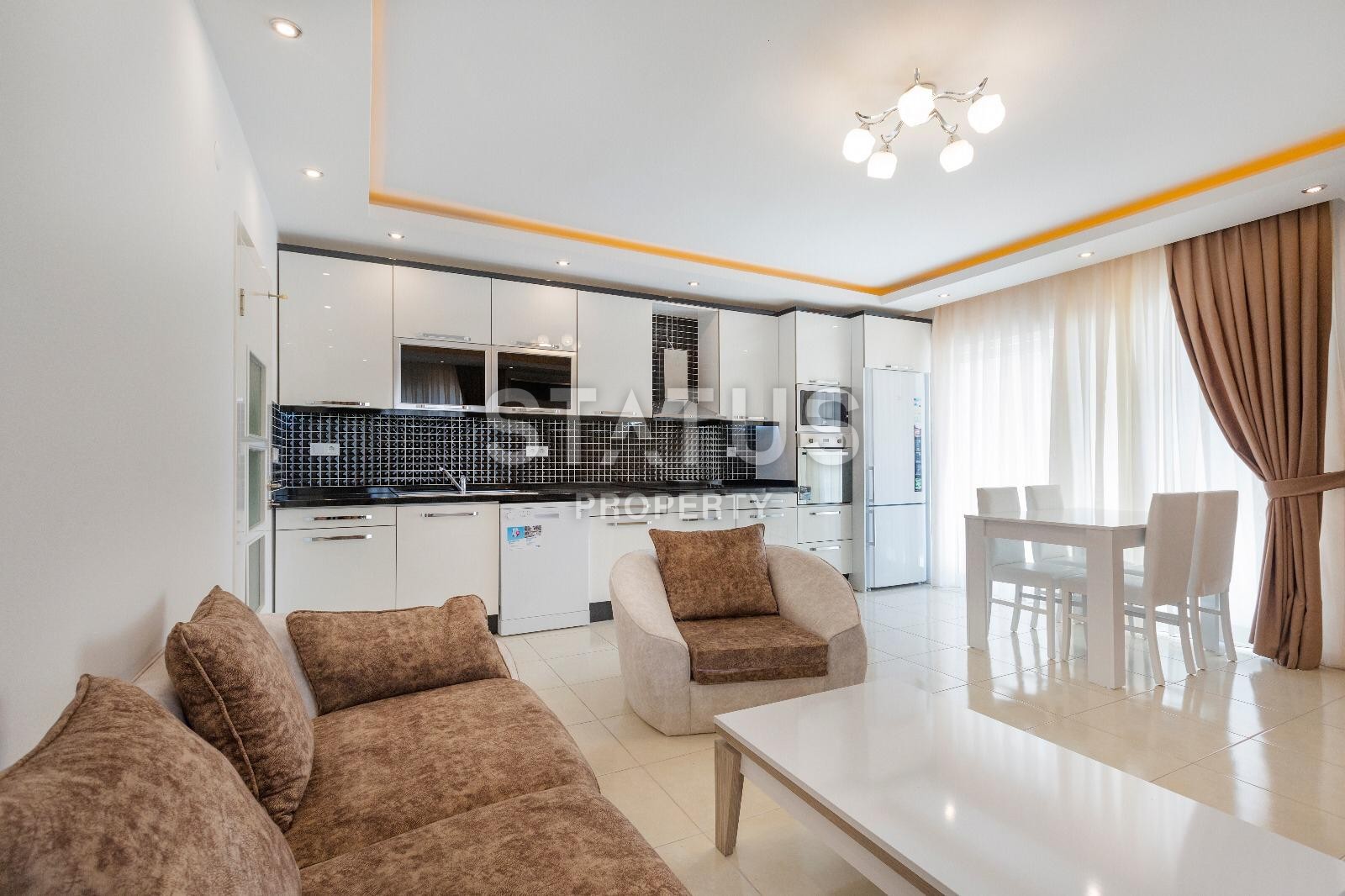 Просторная квартира с новой мебелью в районе Махмутлар напрямую от собственника. фото 3