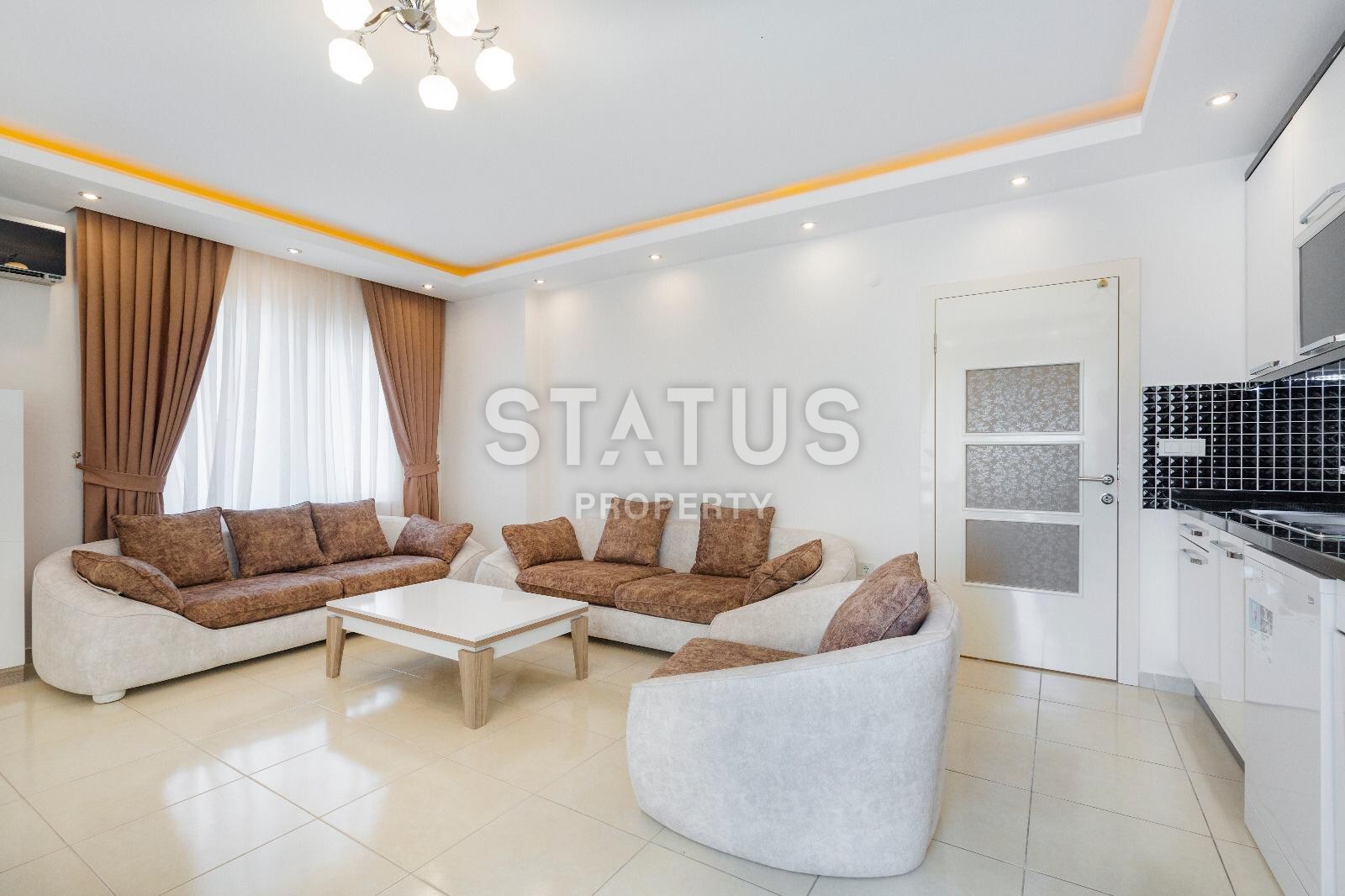 Просторная квартира с новой мебелью в районе Махмутлар напрямую от собственника. фото 4