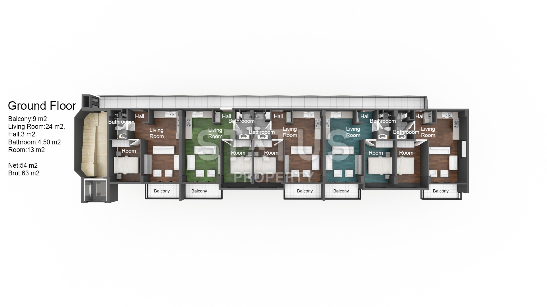 Новый проект в Оба, различные планировки, рассрочка без % фото 21