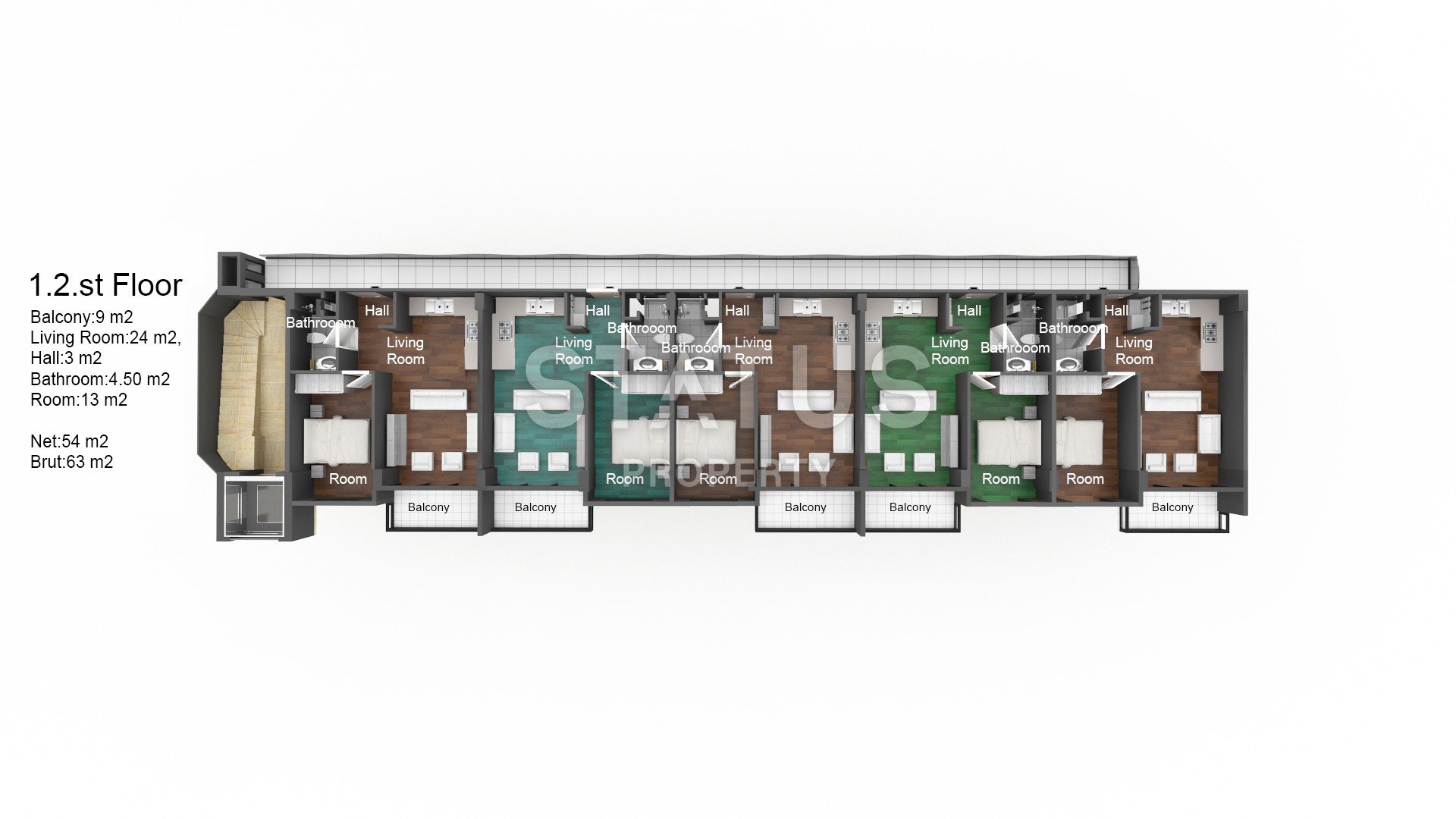 Новый проект в Оба, различные планировки, рассрочка без % фото 23