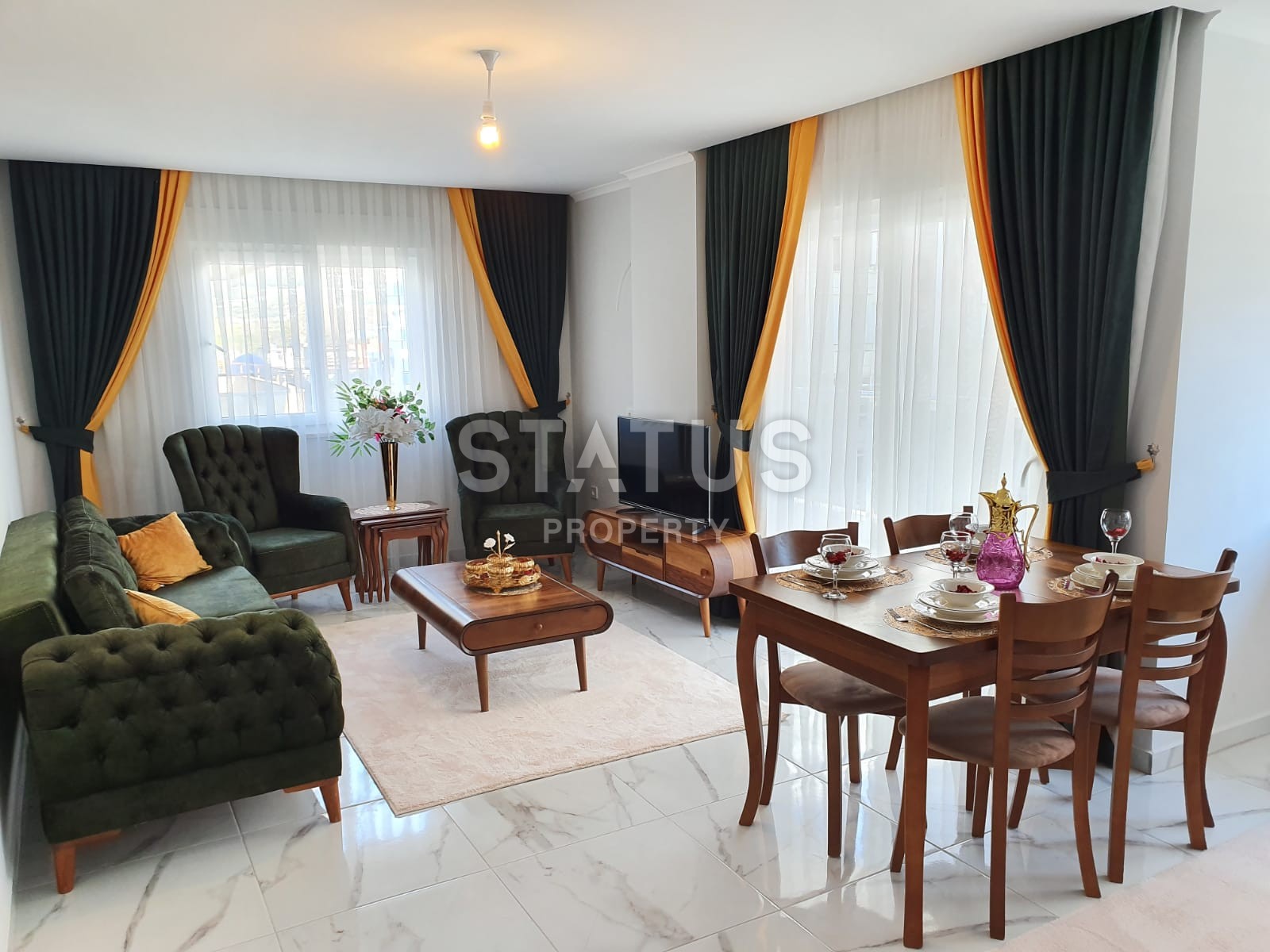 Квартира 1+1 с новой мебелью в новом комплексе! Махмутлар, 60 м2 фото 1