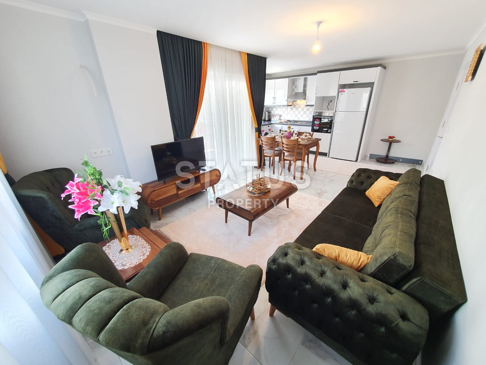 Квартира 1+1 с новой мебелью в новом комплексе! Махмутлар, 60 м2 фото 7