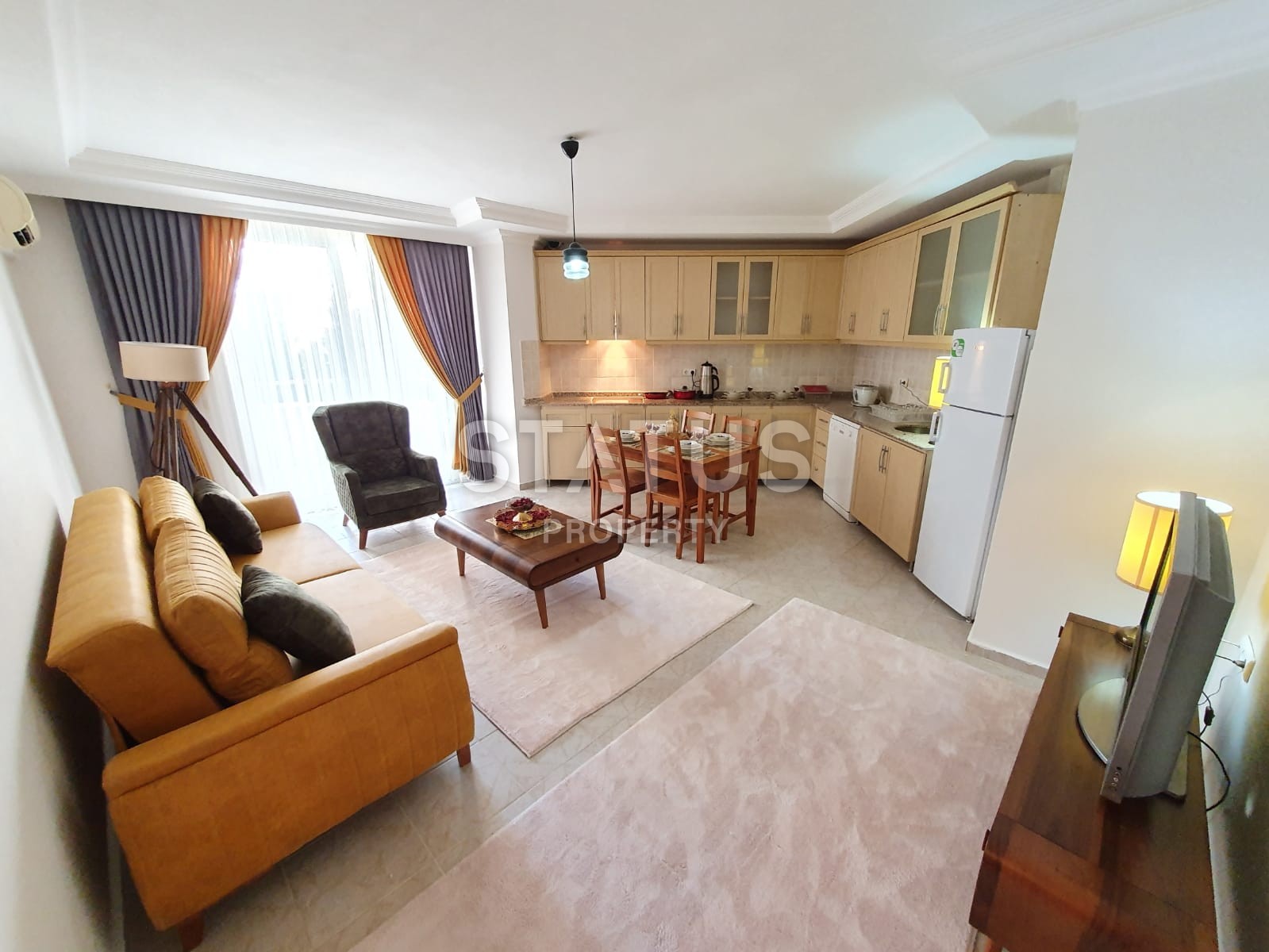 Квартира в Махмутларе недорого! Мебель техника в цене. 70 кв.м. фото 8