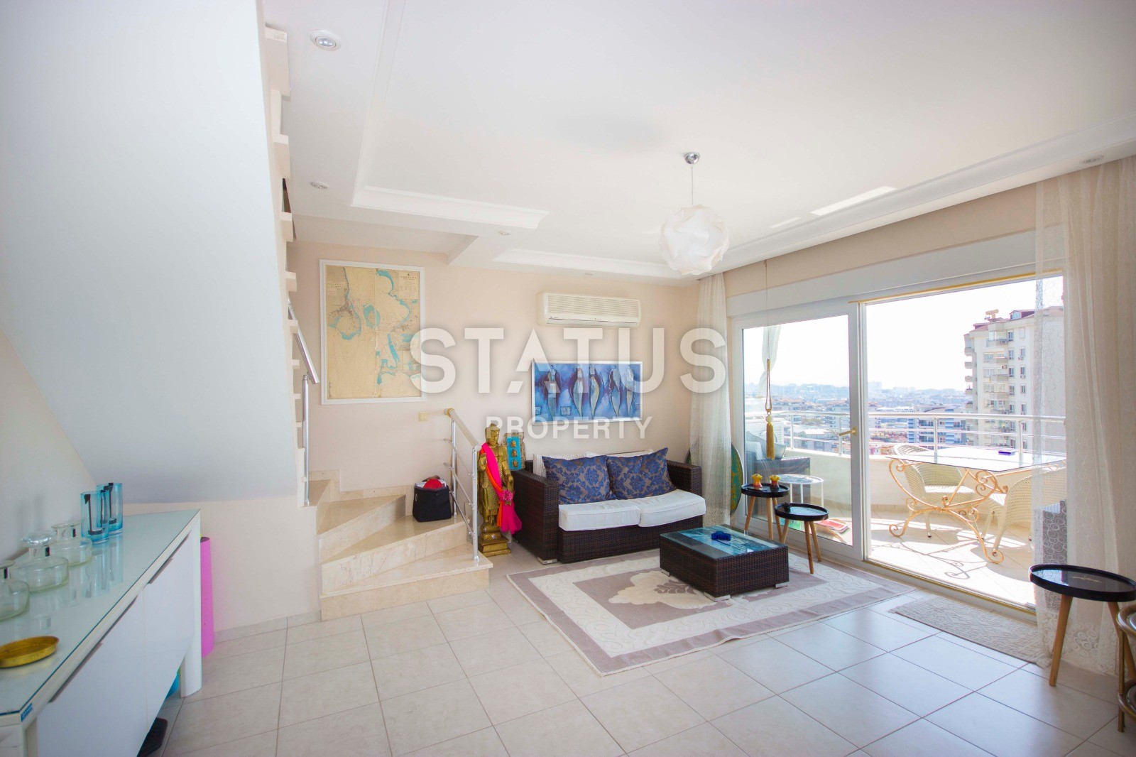 Пентхаус с мебелью и потрясающими видами в Джикджилли, 120 м2 фото 7