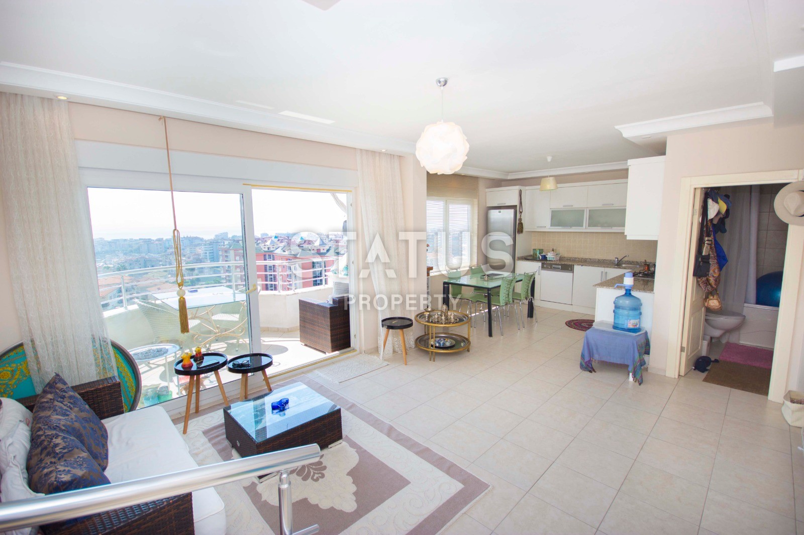 Пентхаус с мебелью и потрясающими видами в Джикджилли, 120 м2 фото 13