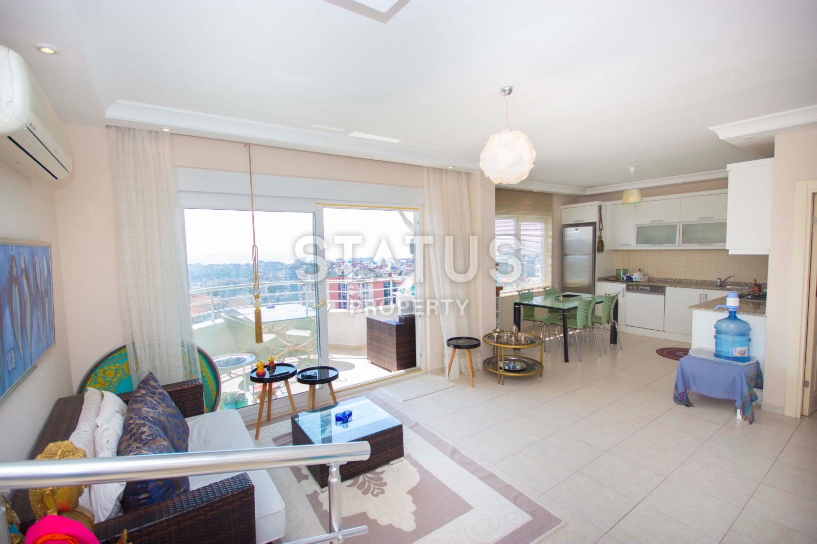 Пентхаус с мебелью и потрясающими видами в Джикджилли, 120 м2 фото 14