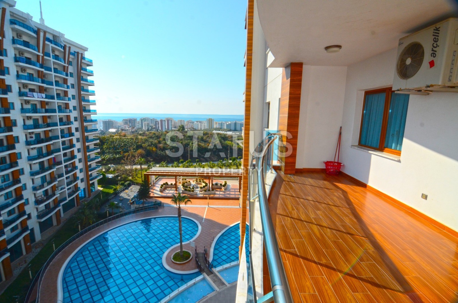 Уютная двухкомнатная квартира в элитном комплексе в Махмутларе, 70 м2 фото 3