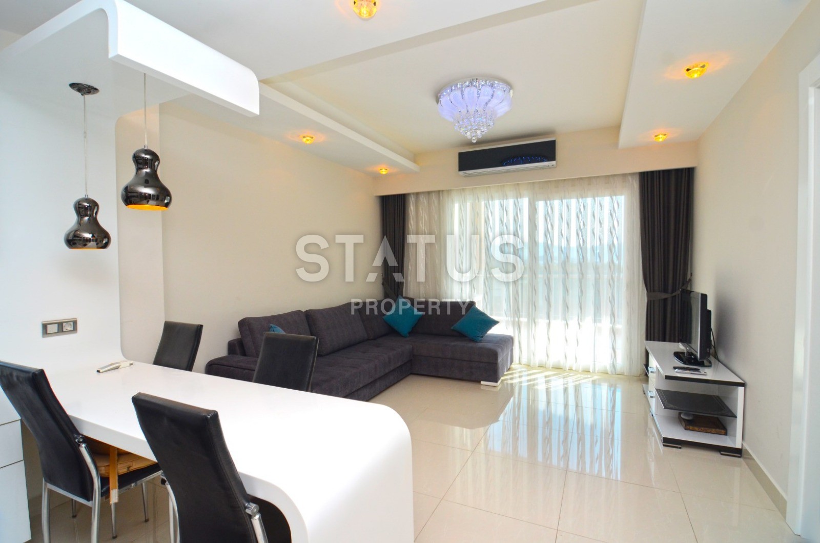 Уютная двухкомнатная квартира в элитном комплексе в Махмутларе, 70 м2 фото 8