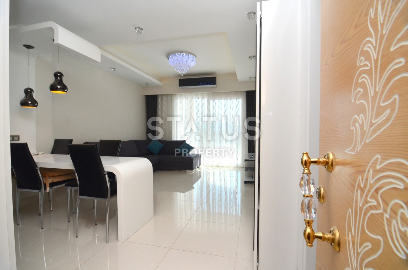 Уютная двухкомнатная квартира в элитном комплексе в Махмутларе, 70 м2 фото 10