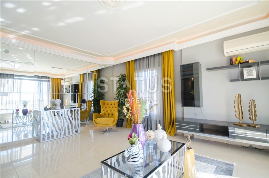 Прекрасная квартира с видом на море в центре района Махмутлар 145 кв.м. фото 4