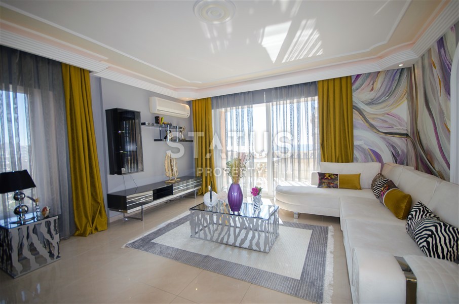 Прекрасная квартира с видом на море в центре района Махмутлар 145 кв.м. фото 5