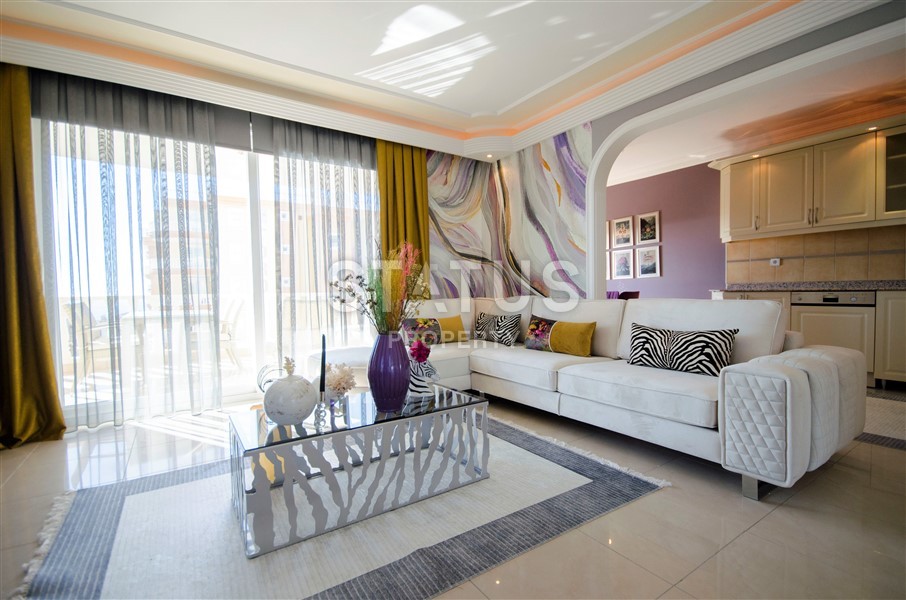 Прекрасная квартира с видом на море в центре района Махмутлар 145 кв.м. фото 6