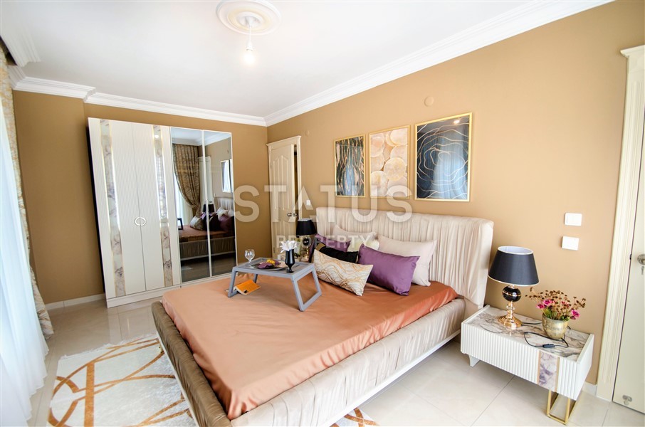 Прекрасная квартира с видом на море в центре района Махмутлар 145 кв.м. фото 17