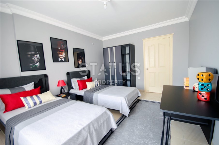 Прекрасная квартира с видом на море в центре района Махмутлар 145 кв.м. фото 20