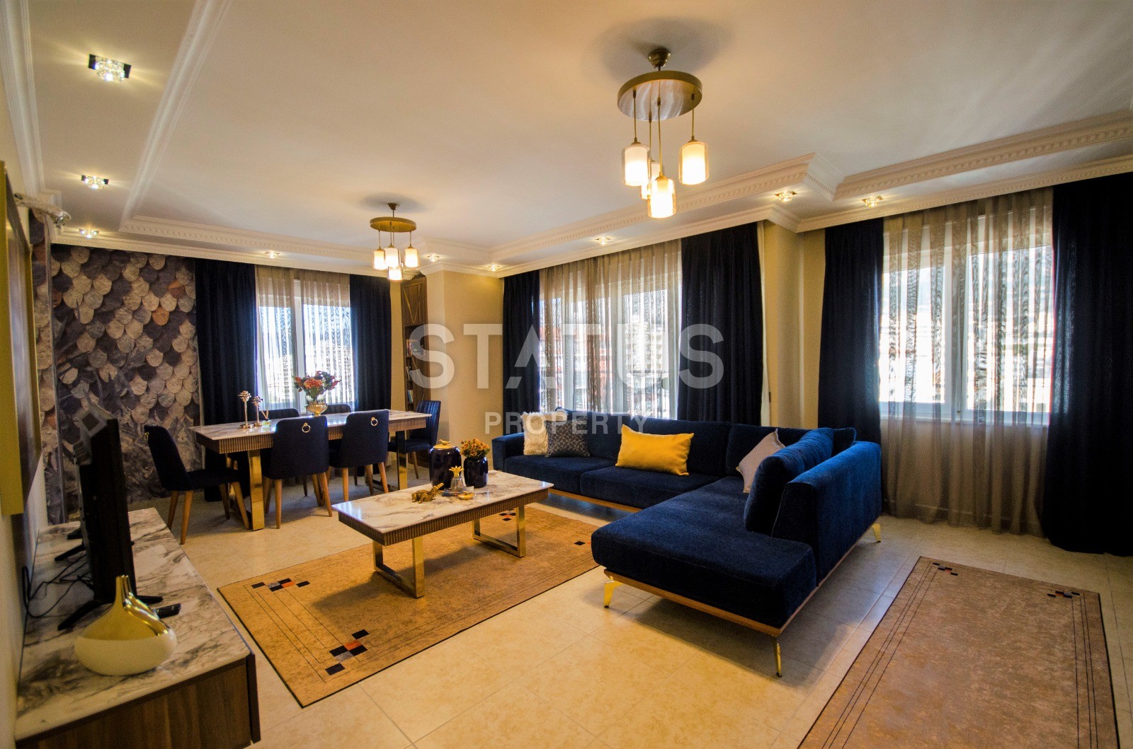 Роскошные апартаменты 3+2 на первой береговой линии в Махмутларе, 230 м2 фото 24