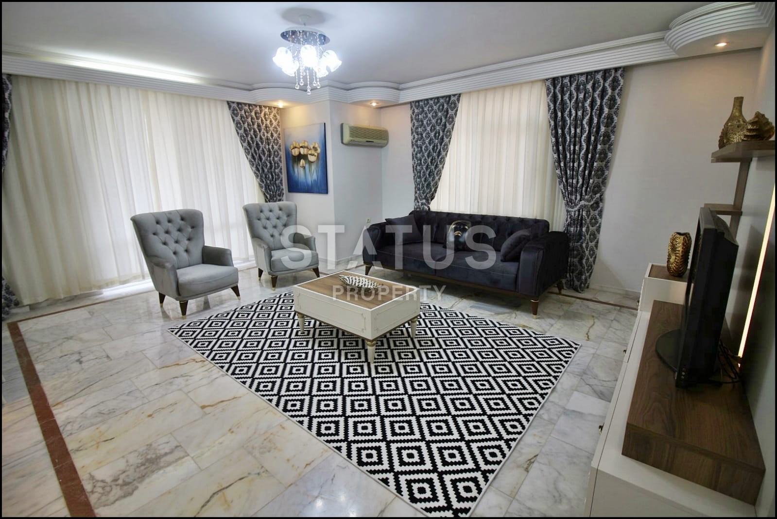 Хорошая квартира в Махмутларе 2+1 с мебелью и техникой 120 кв.м. фото 1