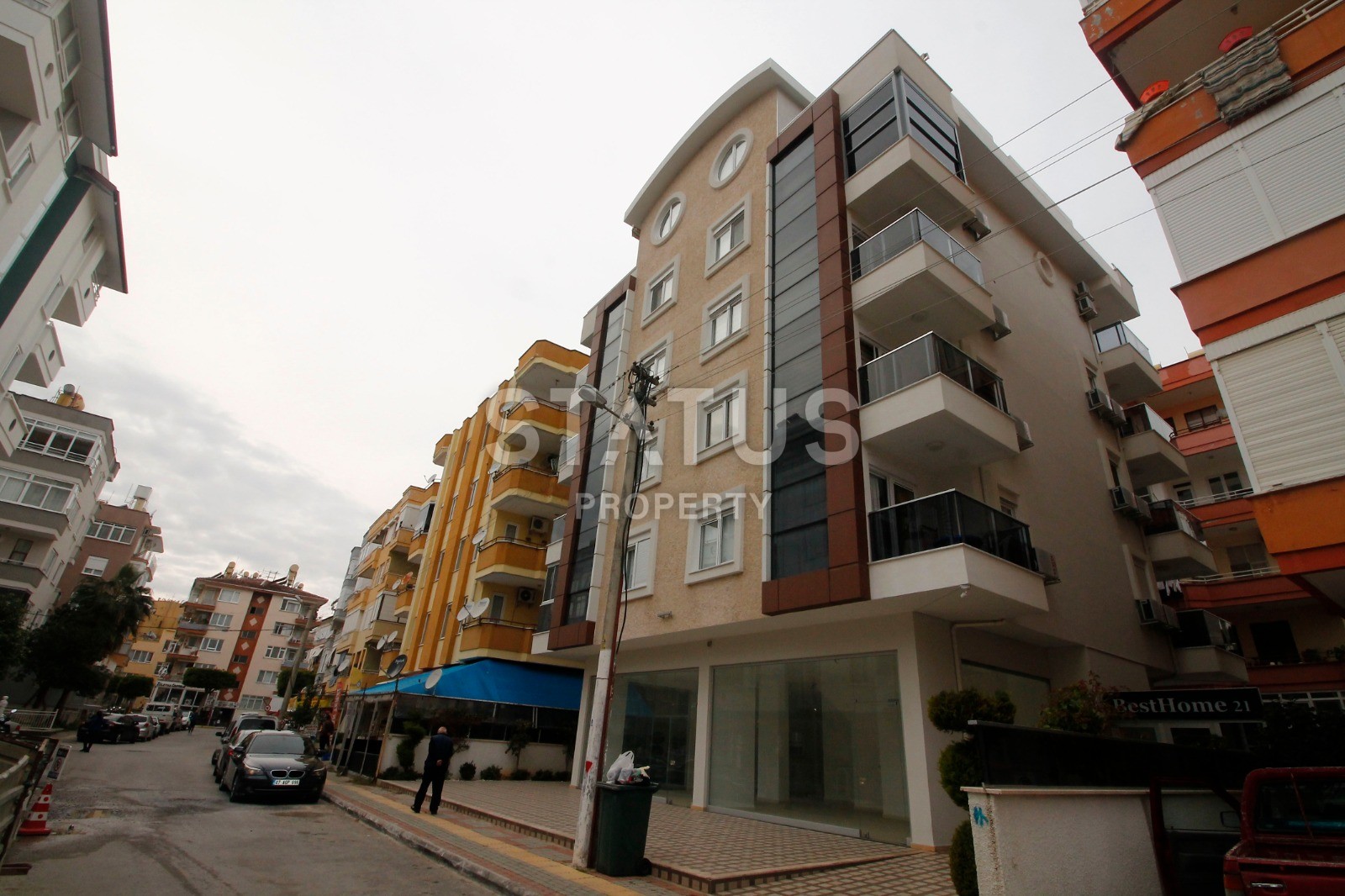 Недорогая квартира 1+1 в новом комплексе в центре Аланьи, 50 м2 фото 3