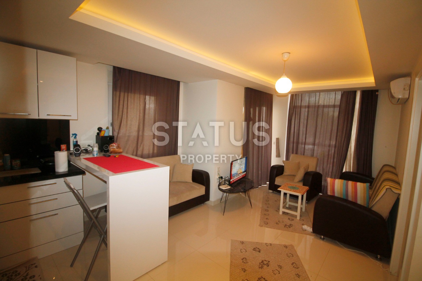 Недорогая квартира 1+1 в новом комплексе в центре Аланьи, 50 м2 фото 10