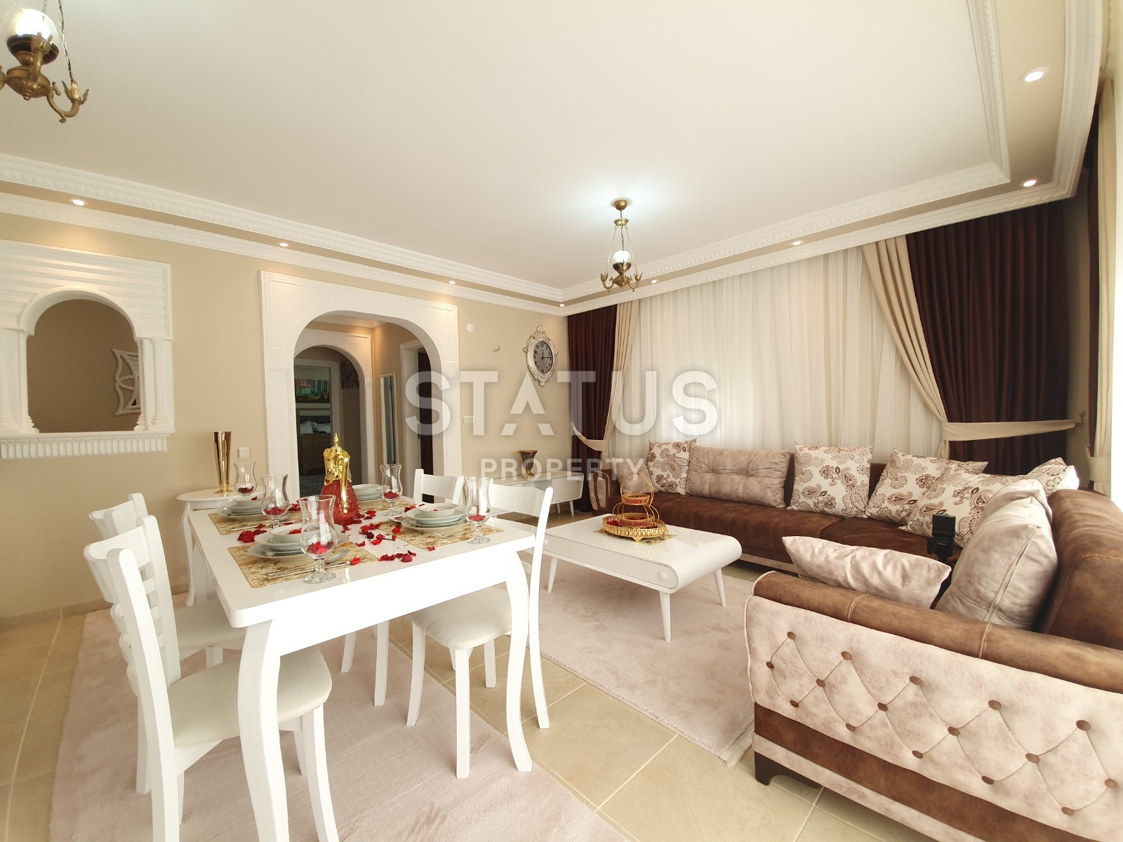 Трехкомнатные апартаменты с новой мебелью в Махмутларе, 120 м2 фото 3