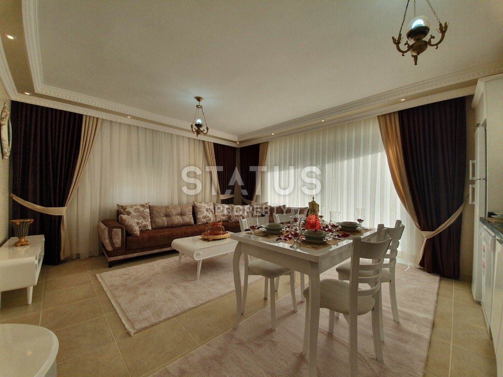 Трехкомнатные апартаменты с новой мебелью в Махмутларе, 120 м2 фото 4