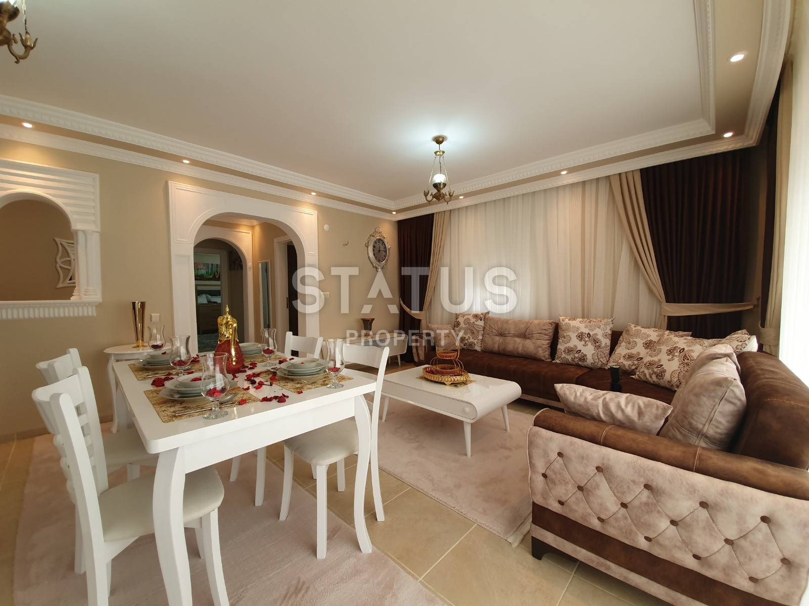 Трехкомнатные апартаменты с новой мебелью в Махмутларе, 120 м2 фото 6