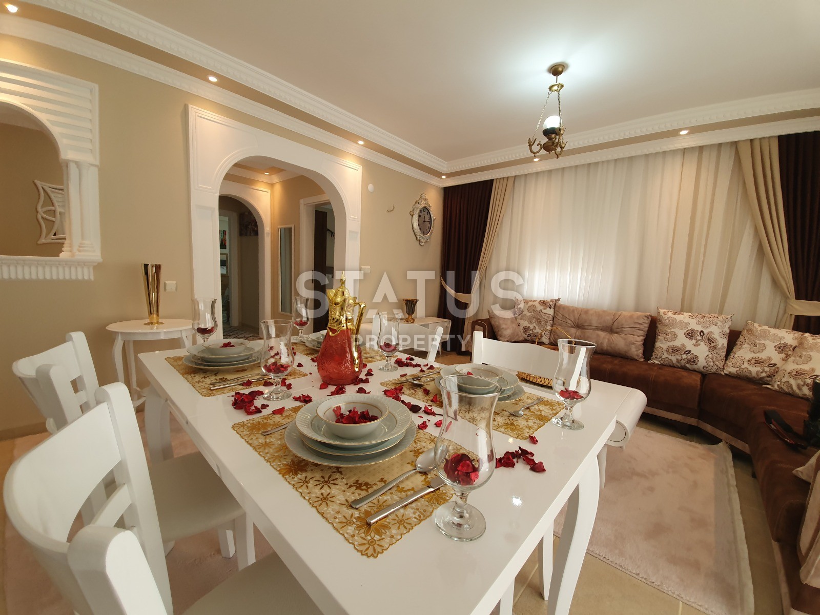 Трехкомнатные апартаменты с новой мебелью в Махмутларе, 120 м2 фото 8